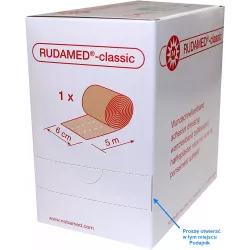Plaster z opatrunkiem RUDAMED®-classic, 6 cm x 5 m