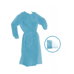 Fartuch flizelinowy medyczny z mankietem, 10 szt.