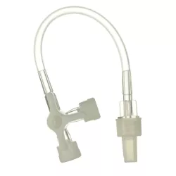 Kranik trójdrożny, KD-LINE z przedłużeniem 10 cm, 50 szt.