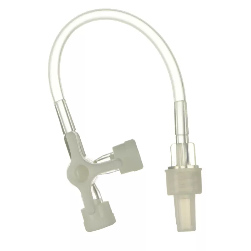 Kranik trójdrożny, KD-LINE z przedłużeniem 10 cm, 50 szt.