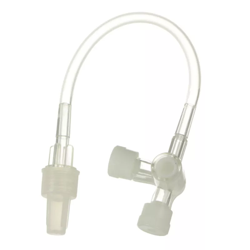 Kranik trójdrożny, KD-LINE z przedłużeniem 10 cm, 50 szt.