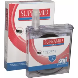 Nici niewchłanialne Supramid w kolorze czarnym