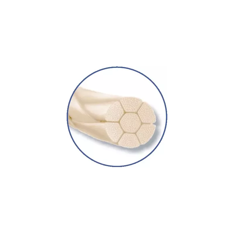 Nić niewchłanialna Linafil (len) multifilament beżowy