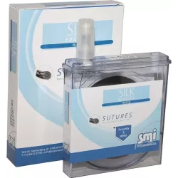 Nić niewchłanialna jedwab w kolorze czarnym