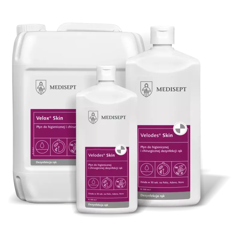 Velodes Skin płyn do higienicznej i chirurgicznej dezynfekcji rąk