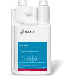 Alodes N płyn do mycia i dezynfekcji narzędzi fryzjerskich, 1 l
