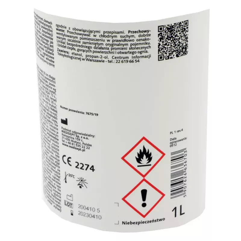 Velox Spray Teatonic spray do dezynfekcji powierzchni i sprzętu, 1 l