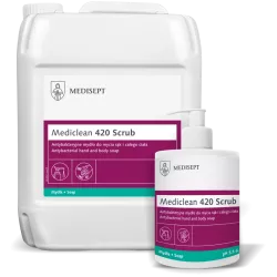 Mediclean 420 Scrub antybakteryjne mydło w płynie do mycia rąk i całego ciała, 5 l