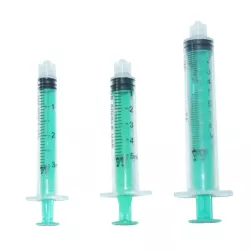 Strzykawka j. uż. typ Luer Lock