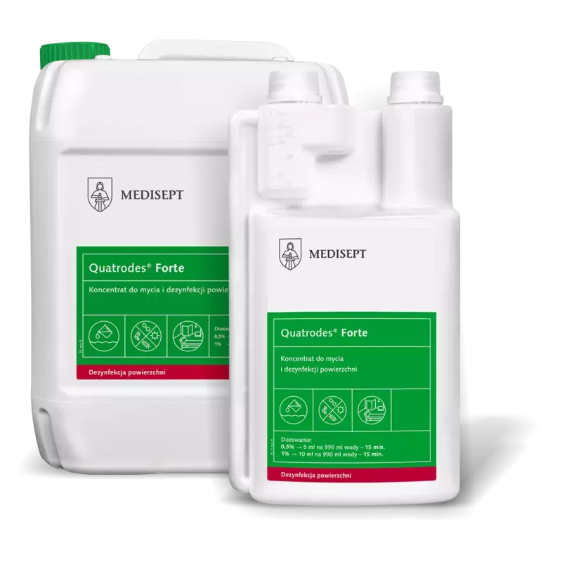 Quatrodes Forte koncentrat do mycia i dezynfekcji powierzchni, 5L