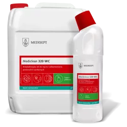 MEDICLEAN 320 WC Antybakteryjny żel do mycia i odkamieniania, 750 ml