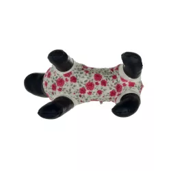 Opatrunek, koszulka pooperacyjna w kwiatki