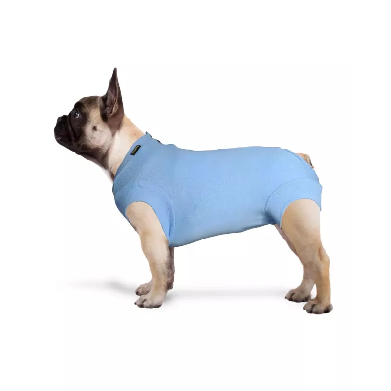 Body pooperacyjne dla psów i kotów, niebieskie