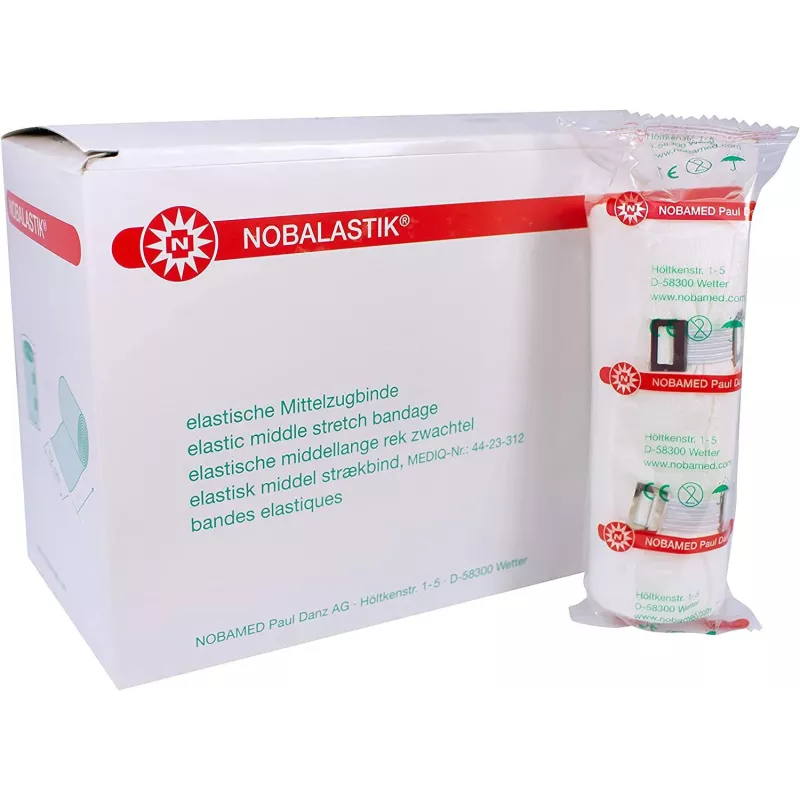 Nobalastik® bandaż elastyczny, 10 m x 12 cm, 6 szt. Nobalastik® bandaż elastyczny, 10 m x 12 cm, 6 szt.